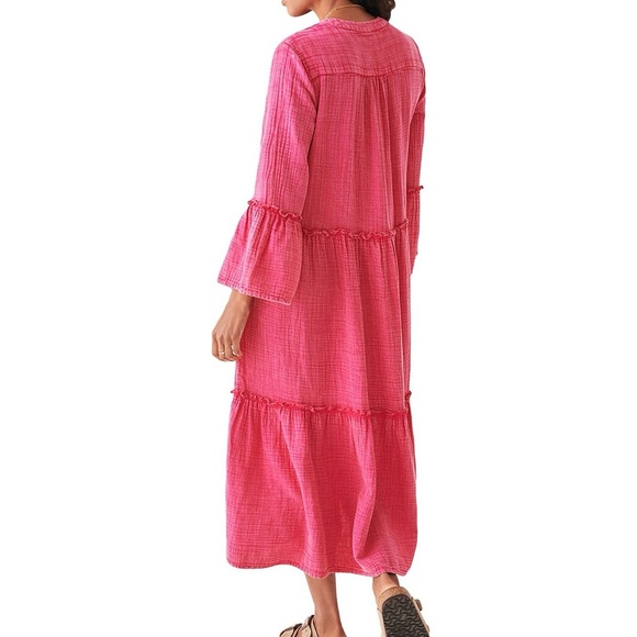 Faherty Vida Organic Cotton Midi Dress - Picture 3 of 3